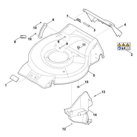 Housing for Stihl RM 253.1 Mower