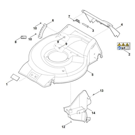 Housing for Stihl RM 253.1 T Mower