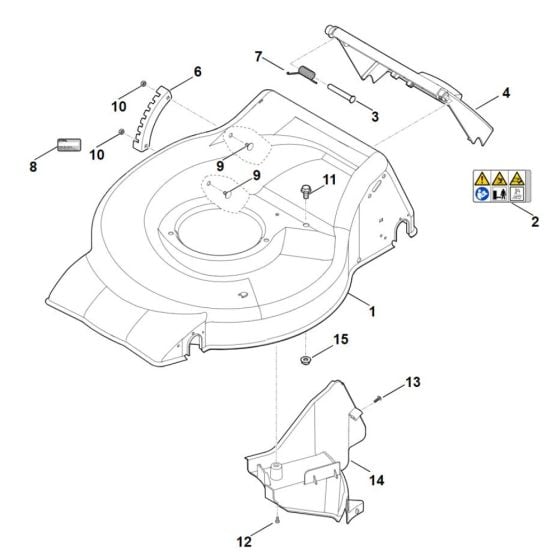 Housing for Stihl RM 253.2 Mower