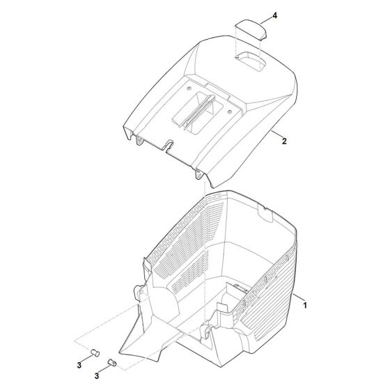 Grass Catcher Bag for Stihl RM 443.1 Mower