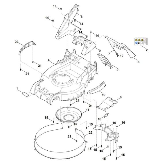 Housing for Stihl RM 655.1 RS Mower