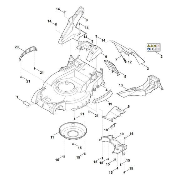 Housing for Stihl RM 655.1 VS Mower