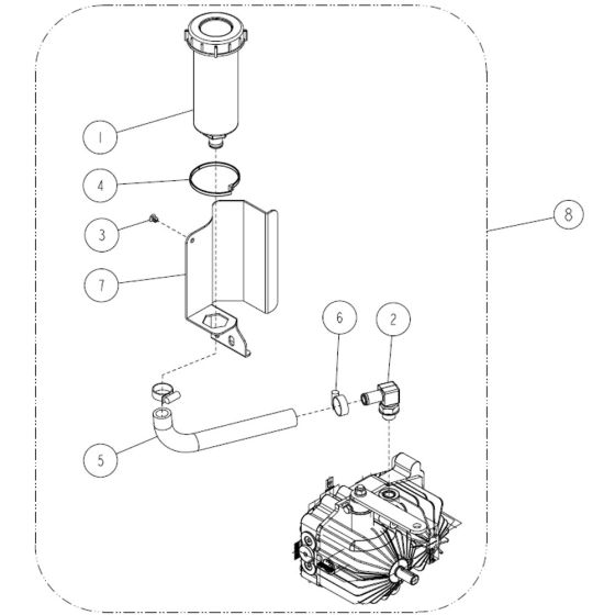 Hydrostatic Transmission Assembly for OREC RM830 Mower