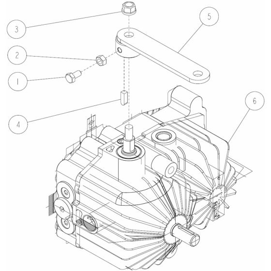 Hydrostatic Transmission Assembly -1 for OREC RM830 Mower