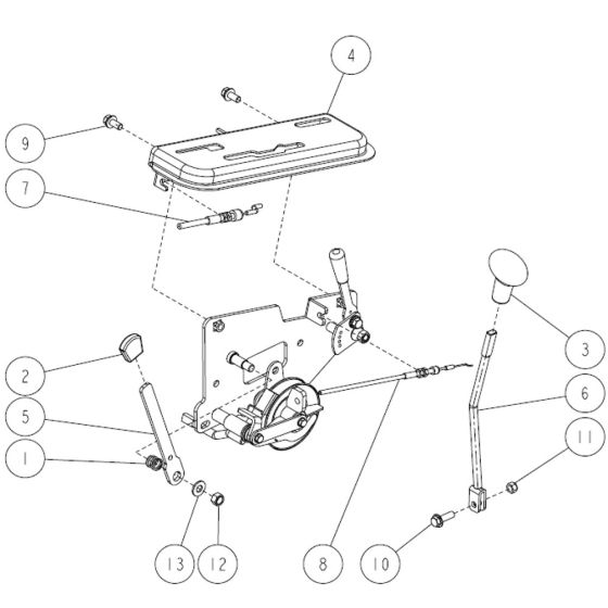 Control Assembly -1 for OREC RM830 Mower