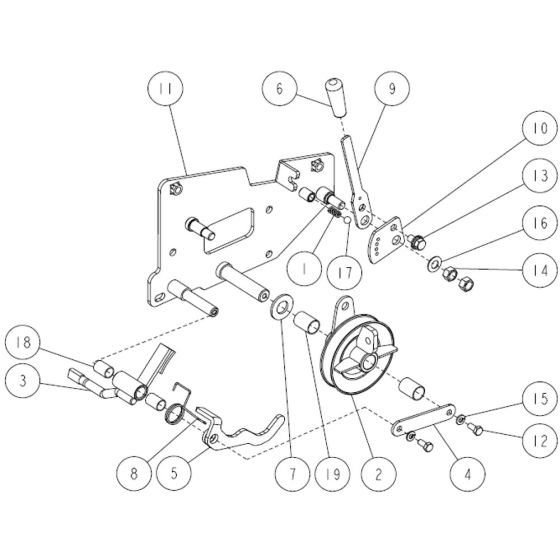 Control Assembly -2 for OREC RM830 Mower