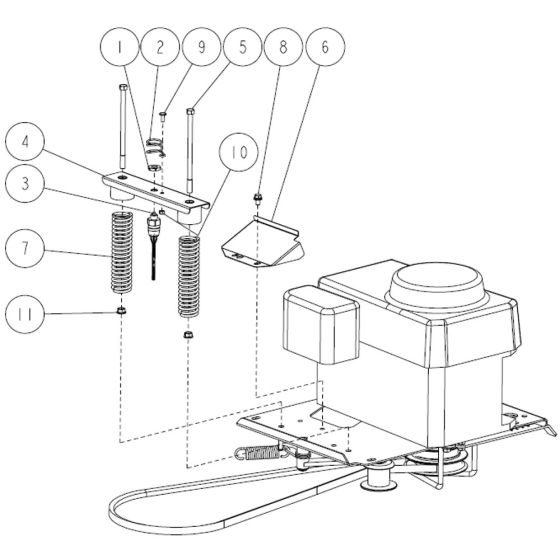 Engine Assembly for OREC RM830 Mower