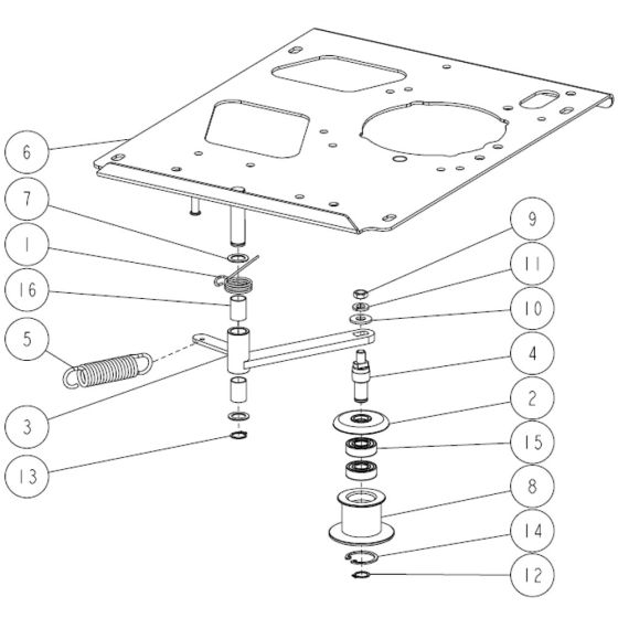 Engine Assembly -3 for OREC RM830 Mower