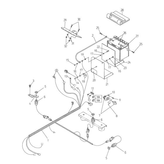 Electrical Equipment Assembly for OREC RM86G Mower