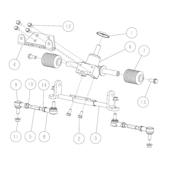 Steering Assembly -1 for OREC RM88 Mower