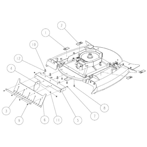 Cutting Assembly for OREC RM88 Mower