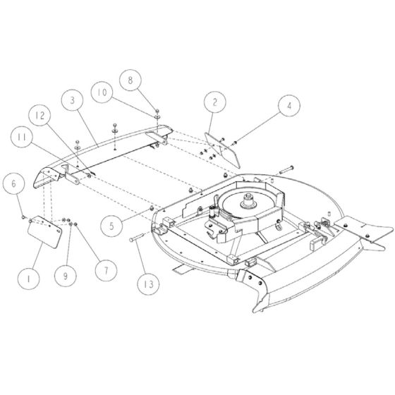 Cutting Assembly -1 for OREC RM88 Mower