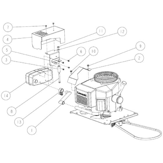 Engine Assembly for OREC RM88 Mower