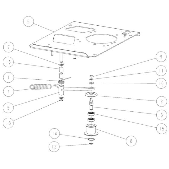 Engine Assembly -3 for OREC RM88 Mower