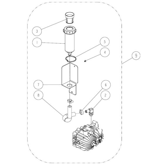 Hydrostatic Transmission Assembly for OREC RM97 Mower