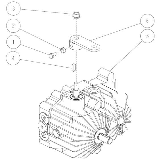 Hydrostatic Transmission Assembly -1 for OREC RM97 Mower