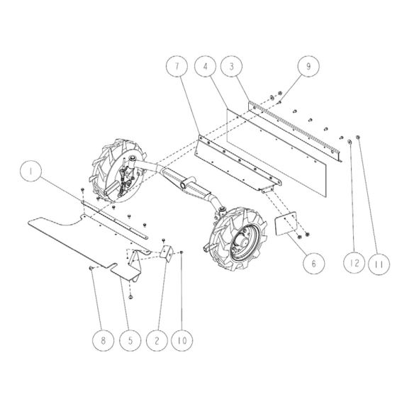 Front Assembly for OREC RM97 Mower