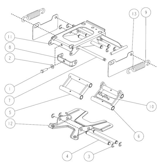 Seat Assembly -2 for OREC RM97 Mower