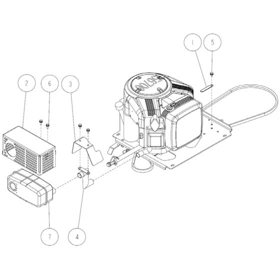 Engine Assembly -1 for OREC RM97 Mower