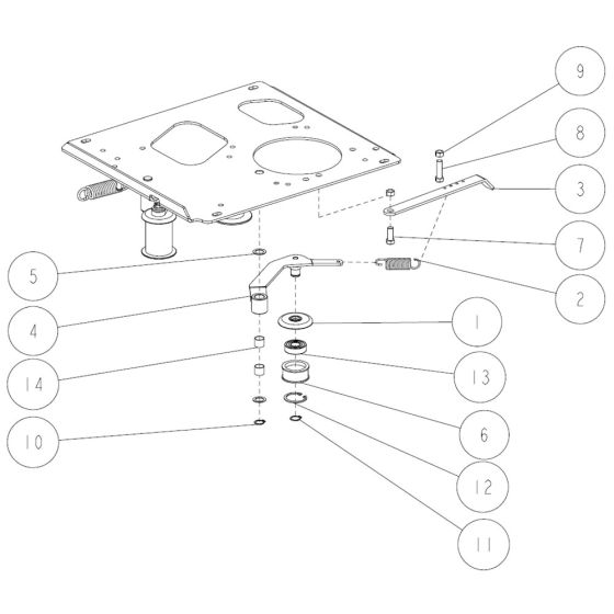 Engine Assembly -3 for OREC RM97 Mower