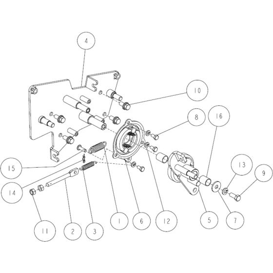 Control Assembly -4 for OREC RM980F Mower