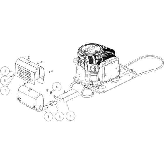 Engine Assembly -1 for OREC RM980F Mower