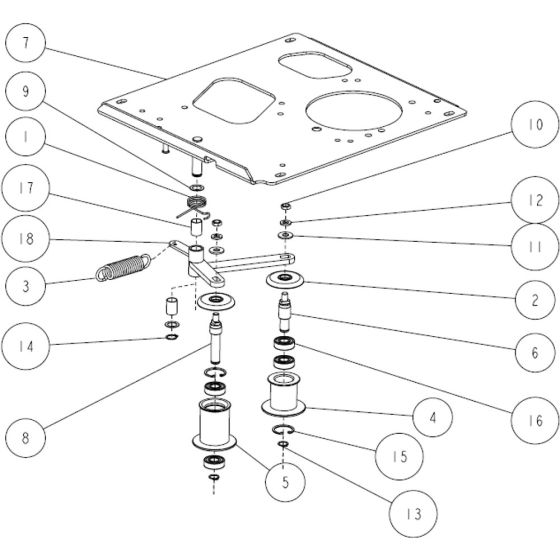 Engine Assembly -4 for OREC RM980F Mower