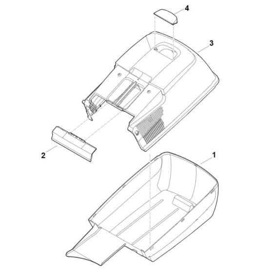 Grass Catcher Bag for Stihl RM 253.2 T Mower