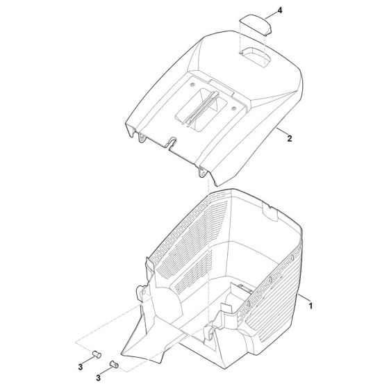 Grass Catcher Bag for Stihl RMA 448.2 PV Cordless Mower