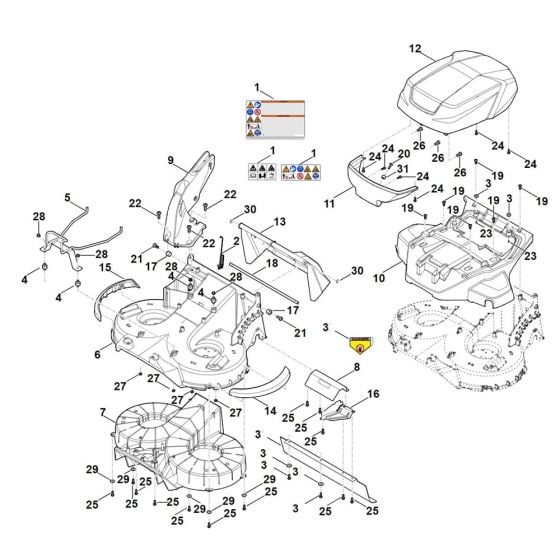 Housing for Stihl RMA 765.0 V Cordless Mower