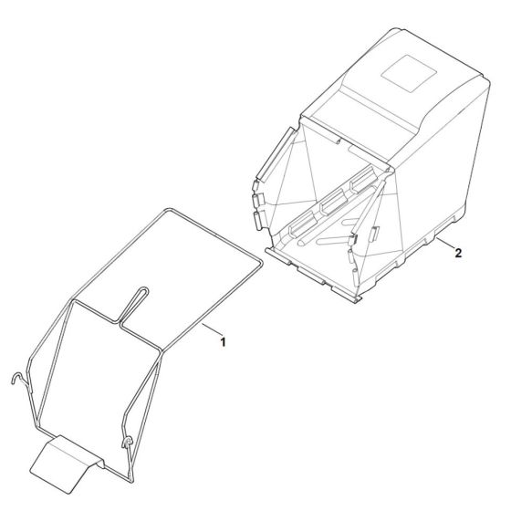 Grass Catcher Bag for Stihl RMA 765.0 V Cordless Mower
