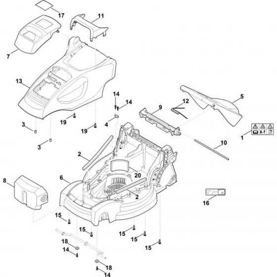 Housing for Stihl RMA 235.0 Cold Pressure Washers.