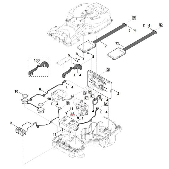 Electric Equipment for Stihl RMI 422.1 PC Robotic Mower