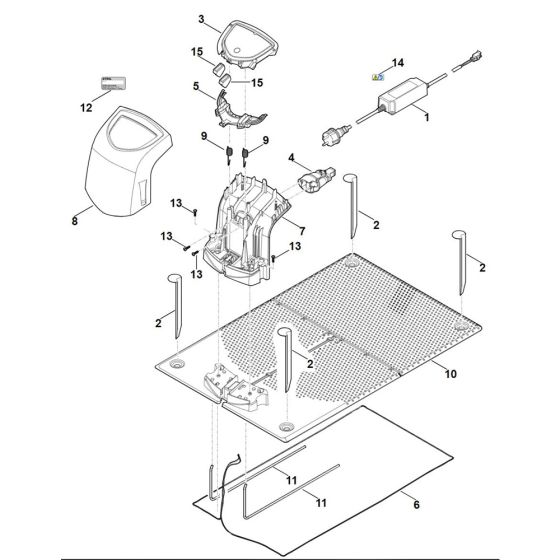 Docking Station for Stihl RMI 422.1 PC Robotic Mower