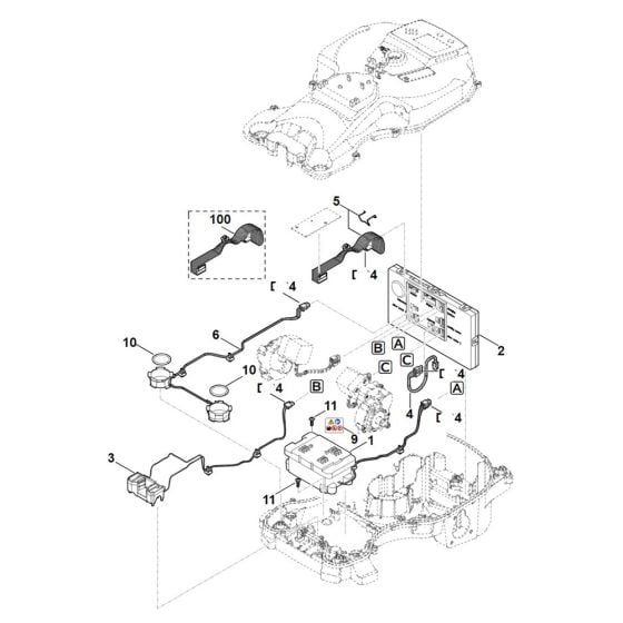 Electric Equipment for Stihl RMI 422.2 P Robotic Mower