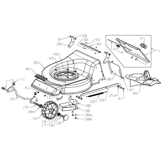 Deck Assembly for Morrison Rocket L (2020 Dec 465808) Power Drive Mower