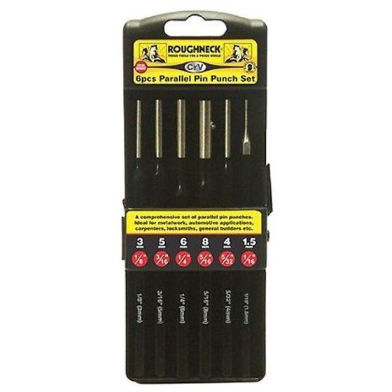 Parallel Pin Punch Set of 6 by Roughneck - 31-178