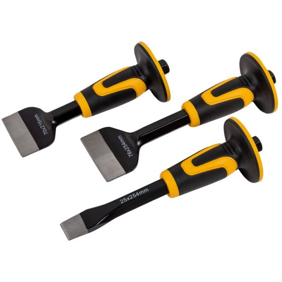 Chisel & Bolster Set, 3 Piece