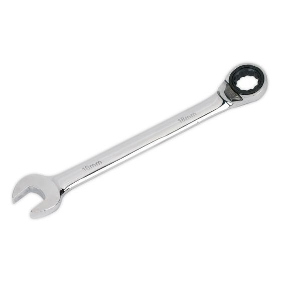 Reversible Ratchet Combination Spanner18mm Sealey Part No. RRCW18