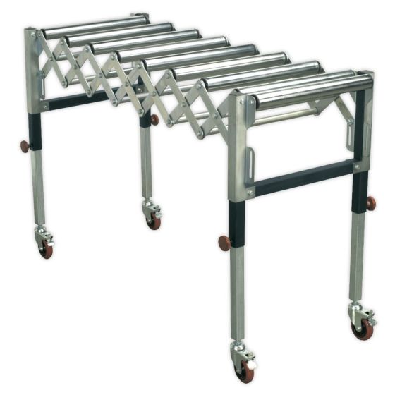 Adjustable Roller Stand 450-1300mm 130kg Capacity Sealey Part No. RS911F