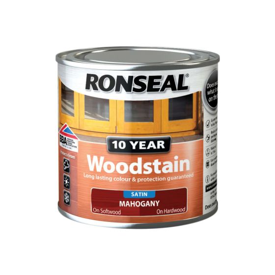 10 Year Woodstain Mahogany 1hr Drying time best weather protedtion 250ml