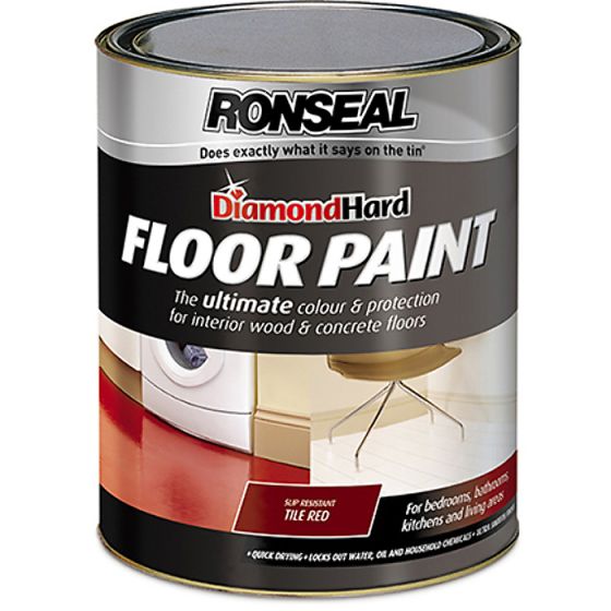 Diamond Hard Floor Paint Slate 5 Litre by Ronseal - 36109