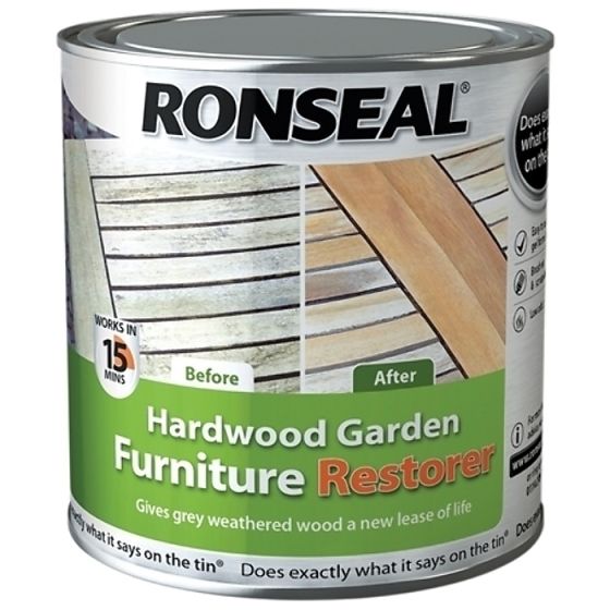 Hardwood Garden Furniture Restorer 1 Litre by Ronseal - 37359