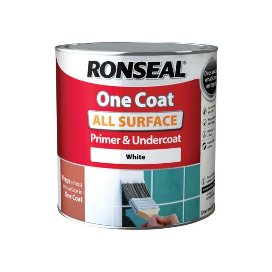 One Coat All Surface Primer & Undercoat Interior White 2.5 Litre