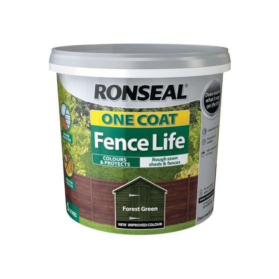 One Coat Fence Forest Green 5 Litre