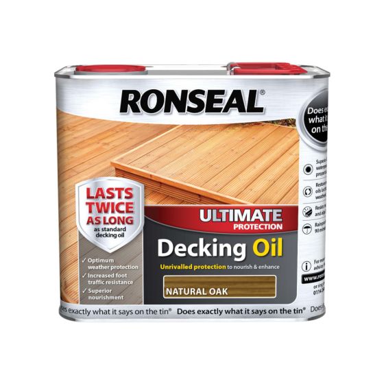 Ultimate Decking Oil Natural Oak 2.5 Litre