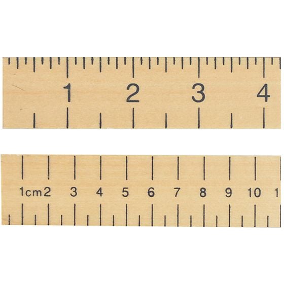 Hardwood 1 Metre Stick Plain by R.S.T. - RMS670