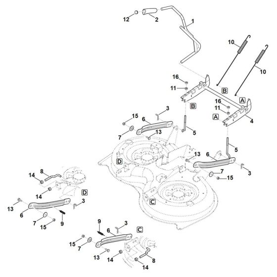 Height Adjustment for Stihl RT 5097.1 Z Ride on Mower