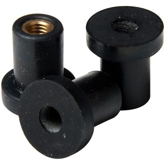 Rubber Anchor Nut, Size: M12 x 75, Sold Individually