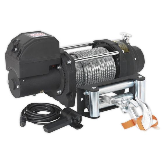 Recovery Winch 5675kg (13000lb) Line Pull 12V Industrial Sealey Part No. RW5675